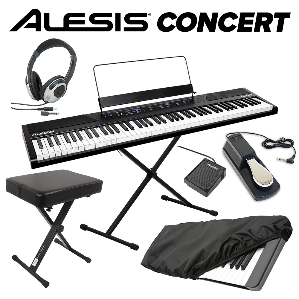 楽天市場】【値上げ前最終在庫】 ALESIS Concert ペダル+スタンド+イス