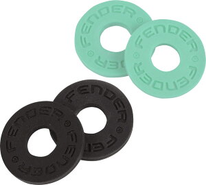 Fender Fender Strap Block 4-Pack Black (2) and Surf Green (2) �X�g���b�v�u���b�N �X�g���b�v���o�[ �t�F���_�[