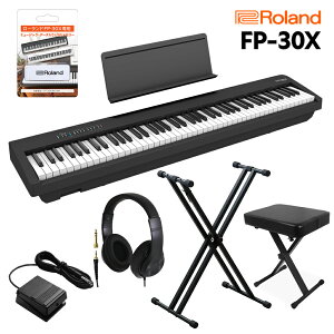 Roland FP-30X BK dqsAm 88 XX^hEXCXEwbhzZbg [h