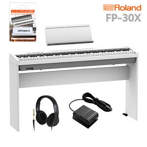 Roland FP-30X WH dqsAm 88 pX^hEwbhzZbg [h USB[t