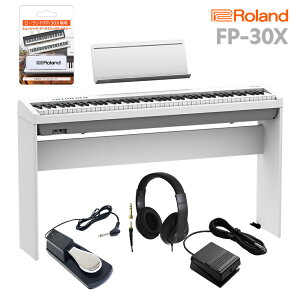 Roland FP-30X WH dqsAm 88 pX^hE_p[y_EwbhzZbg [h
