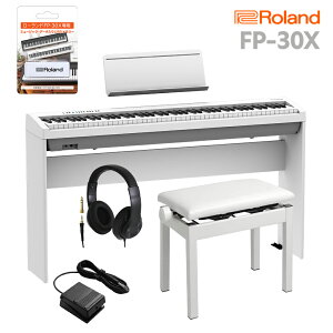 Roland FP-30X WH dqsAm 88 pX^hEᎩ݃CXEwbhzZbg [h