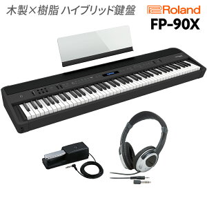 Roland FP-90X BK �d�q�s�A�m 88���� �w�b�h�z���Z�b�g ���[�����h