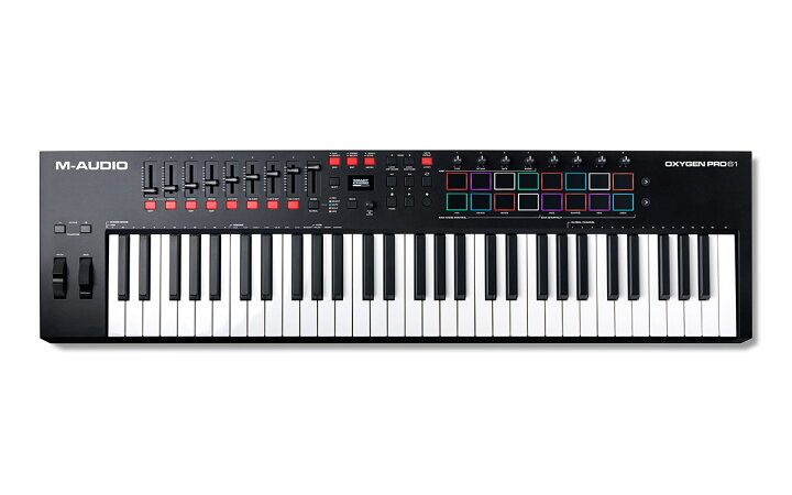 楽天市場 M Audio Oxygen Pro 61 Midiキーボードコントローラー 61鍵盤 Mオーディオ 島村楽器