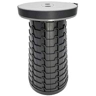 MiniMax Stool (グレー) 伸縮可能スツール 折り畳みイス 椅子 高さ調整可能 持ち運び簡単 耐荷重120kg ア…