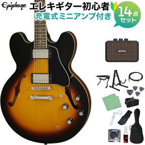 Epiphone ES-335 Vintage Sunburst GLM^[ S14_Zbg [d~jAvt Z~ARM^[ ES GstH ES335 yS҃Zbgz