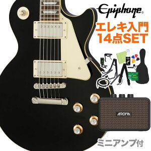 Epiphone Les Paul Standard 60s Ebony GLM^[ S14_Zbg [d~jAvt X|[X^_[h GstH yS҃Zbgz