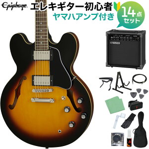 Epiphone ES-335 Vintage Sunburst GLM^[ S14_Zbg }nAvt Z~ARM^[ ES GstH ES335 yS҃Zbgz