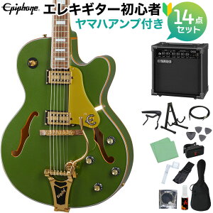 Epiphone Emperor Swingster Forest Green Metaric GLM^[ S14_Zbg }nAvt tARM^[ GstH yS҃Zbgz
