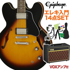 Epiphone ES-335 Vintage Sunburst GLM^[ S14_Zbg VOXAvt Z~ARM^[ ES GstH ES335 yS҃Zbgz