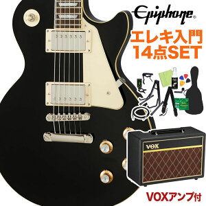 Epiphone Les Paul Standard 60s Ebony GLM^[ S14_Zbg VOXAvt X|[X^_[h GstH yS҃Zbgz