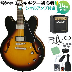 Epiphone ES-335 Vintage Sunburst GLM^[ S14_Zbg }[VAvt Z~ARM^[ ES GstH ES335 yS҃Zbgz