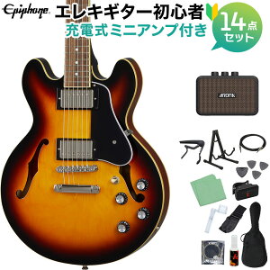 Epiphone ES-339 Vintage Sunburst GLM^[ S14_Zbg [d~jAvt Z~ARM^[ GstH ES339 yS҃Zbgz