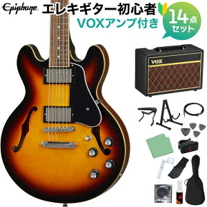 Epiphone ES-339 Vintage Sunburst GLM^[ S14_Zbg VOXAvt Z~ARM^[ GstH ES339 yS҃Zbgz