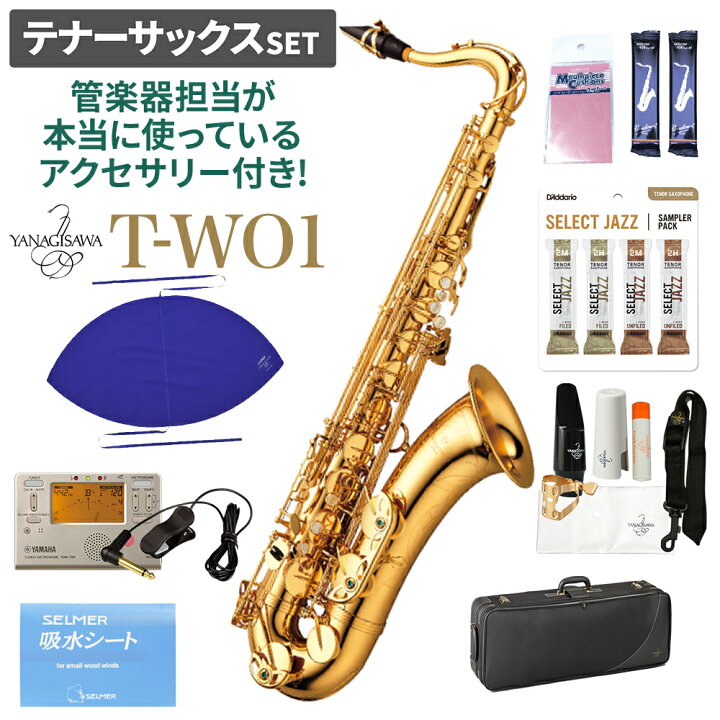 楽天市場】【在庫あり即納可能】 YANAGISAWA T-WO1 テナーサックス 