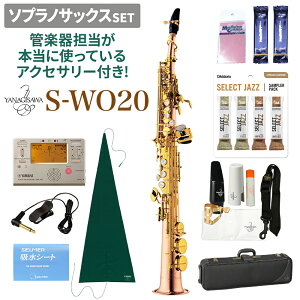 YANAGISAWA S-WO20 ソプラノサックスセット ヤナギサワ 【管楽器担当が本当に使っているアクセサリー付き!】【未展示新品】