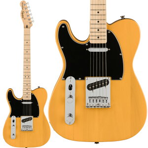 Squier by Fender Affinity Series Telecaster Left-Handed Maple Fingerboard Black Pickguard Butterscotch Blond GLM^[ eLX^[  teB XNC[ / XNCA