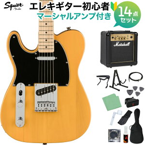 Squier by Fender Affinity Series Telecaster Left-Handed Maple Fingerboard Black Pickguard Butterscotch Blond GLM^[S14_Zbgy}[VAvtz eLX^[  teB XNC[ / X