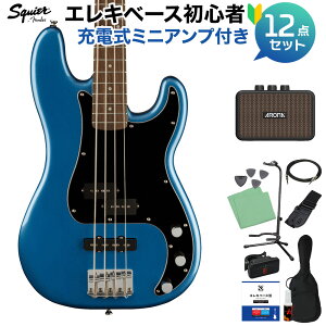 Squier by Fender Affinity Series Precision Bass PJ Laurel Fingerboard Black Pickguard Lake Placid Blue x[X S12_Zbg y[d~jAvtz vVWx[X XNC[ / XNCA yS҃Zb