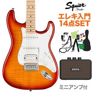 Squier by Fender Affinity Series Stratocaster FMT HSS Maple Fingerboard White Pickguard Sienna Sunburst GLM^[S14_Zbgy[d~jAvtz XggLX^[ XNC[ / XNCA yS