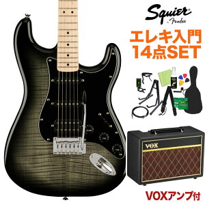 Squier by Fender Affinity Series Stratocaster FMT HSS Black Burst GLM^[S14_ZbgyVOXAvtz XggLX^[ XNC[ / XNCA yS҃Zbgz