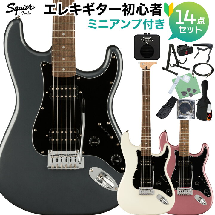 楽天市場】Squier by Fender Affinity Series Stratocaster HH Laurel 