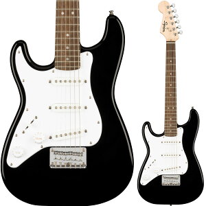 Squier by Fender Mini Stratocaster Left-Handed Black GLM^[ ubN XggLX^[ ~jM^[ tgnh p XNC[ / XNCA