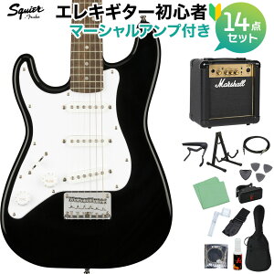 Squier by Fender Mini Stratocaster Left-Handed Laurel Fingerboard Black GLM^[S14_Zbg y}[VAvtz ~jTCY XNC[ / XNCA yS҃Zbgz