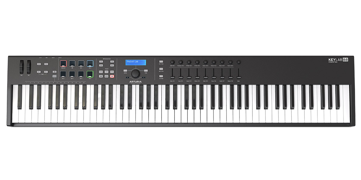 [数量限定カラー] ARTURIA KEYLAB ESSENTIAL88 BLACK EDTION MIDIキーボードコントローラー 88鍵盤 【アートリア】 MIDIキーボード