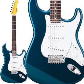 【純国産ギター】 HISTORY HST-Standard DLB Dark Lake Placid Blue ハムバッカー切替可能 アルダーボディ エレキギター ストラトキャスター ヒストリー 3年保証 日本製 Standard series