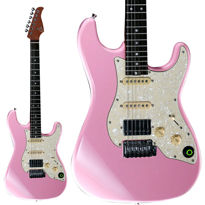 楽天市場】MOOER GTRS S800 Pink エレキギター ローズウッド指板 