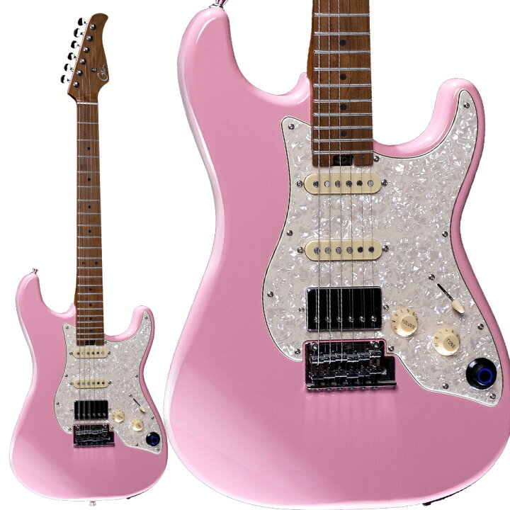 楽天市場】MOOER GTRS S801 Pink エレキギター ローステッドメイプル指 
