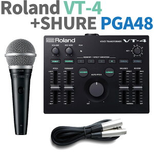 Roland AIRA VT-4 + SHURE PGA48 _Ci~bN}CN }CNP[ut [h VT4
