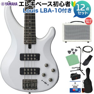 YAMAHA TRBX304 WH (zCg) x[X S12_Zbg yyňԔĂx[XAvtz }n TRBX300V[Y White yS҃Zbgz