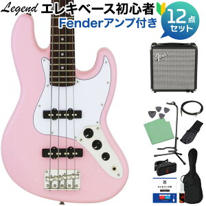 LEGEND LJB-MINI Kawaii Pink �x�[�X ���S��12�_�Z�b�g �yFender�A���v�t�z �~�j�T�C�Y ���W�F���h �y���S�҃Z�b�g�z