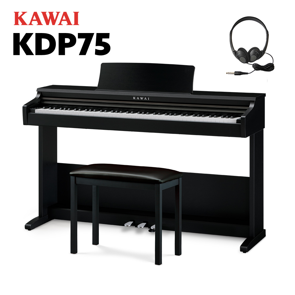 KAWAI KDP75B 【カワイ】 88鍵盤 電子ピアノ 電子ピアノ