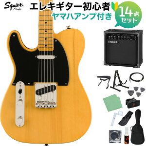 Squier by Fender Classic Vibe f50s Telecaster Left-Handed Butterscotch Blonde GLM^[S14_Zbg y}nAvtz eLX^[ tgnh XNC[ / XNCA yS҃Zbgz