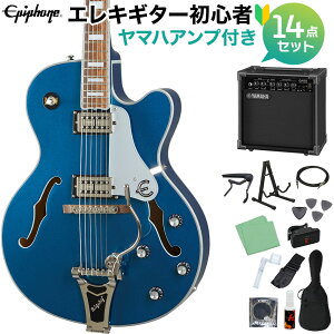 Epiphone Emperor Swingster Delta Blue Metallic GLM^[ S14_Zbg }nAvt tARM^[ GstH yS҃Zbgz
