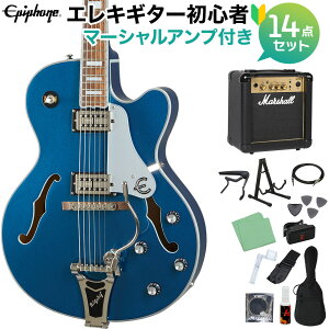 Epiphone Emperor Swingster Delta Blue Metallic GLM^[ S14_Zbg }[VAvt tARM^[ GstH yS҃Zbgz