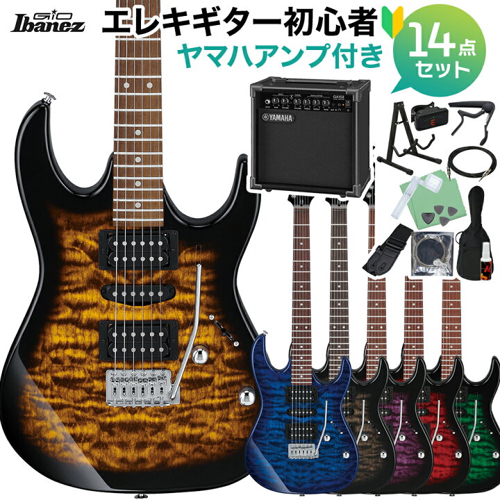 楽天市場】【数量限定 2000円OFF】 Gio Ibanez GRX70QA エレキギター 