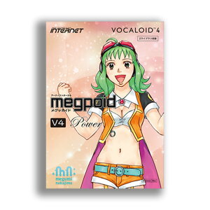 INTERNET GUMI VOCALOID4 Library Megpoid V4 Power _E[h {[JCh {J C^[lbg [[[i s]