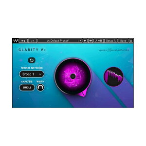 [���ʌ������] WAVES Clarity Vx �{�[�J�� �i���[�V������p�m�C�Y���_�N�V�����\�t�g �E�F�[�u�X