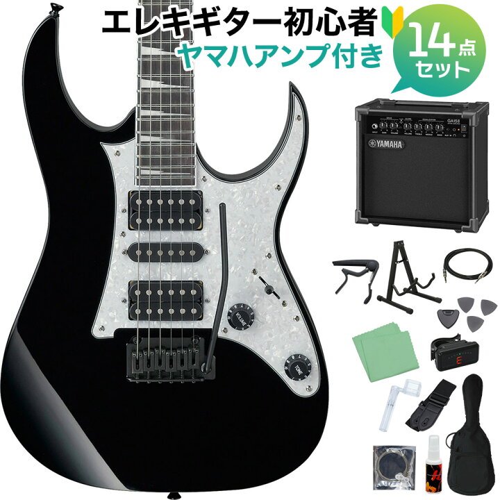 楽天市場】Ibanez RGV250 BK ブラック 初心者14点セット 【ヤマハ 