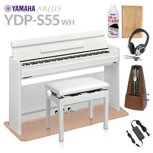 YAMAHA YDP-S55 WH zCg Ꭹ݃CXEwbhzEANZT[Zbg dqsAm AEX 88 }n YDPS55 ARIUSyzݒuEsz