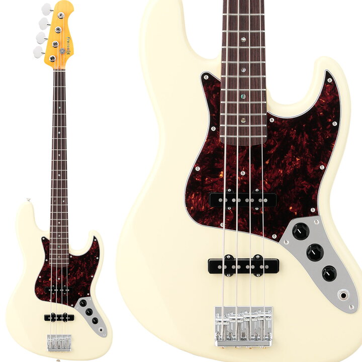 楽天市場】HISTORY HJB-Advanced Vintage White エレキベース ジャズ 