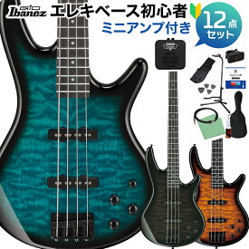 Gio Ibanez GSR280QA ベース 初心者12点セット 【ミニアンプ付】 エレキベース ジオ アイバニーズ