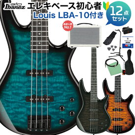 Gio Ibanez GSR280QA ベース 初心者12点セット 【島村楽器で一番売れてるベースアンプ付】 エレキベース ジオ アイバニーズ