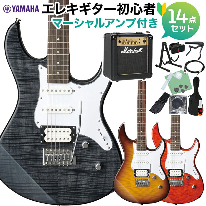 楽天市場】YAMAHA PACIFICA212VFM エレキギター 初心者14点セット 