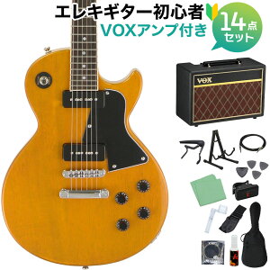 Blitz by AriaProII BLP-SPL YL エレキギター初心者14点セット【VOXアンプ付き】 レスポールスペシャル TVイエロー ブリッツ BLPSPL 【初心者セット】