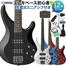 【楽天スーパーSALE限定 エントリーでP5倍】 YAMAHA TRBX304 ベース 初心者12点セット 【充電式ミニアンプ付】 ヤマハ 【初心者セット】